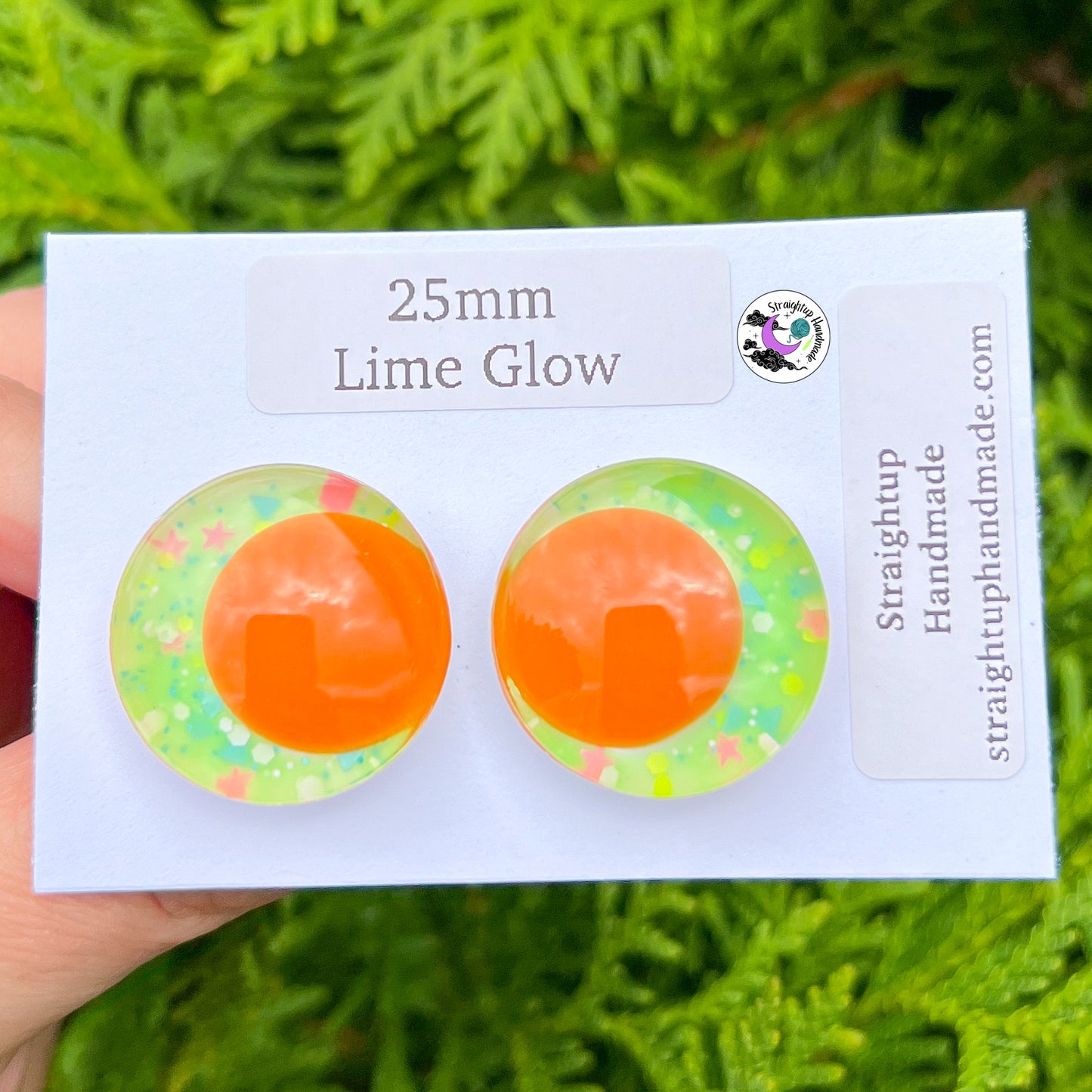 Glow in the Dark Colored Pupil Kawaii Safety Eyes
