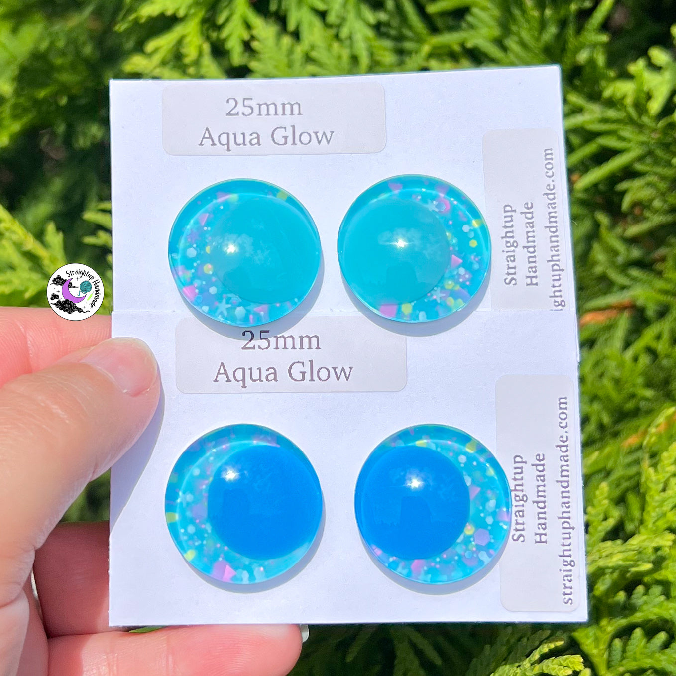 Glow in the Dark Colored Pupil Kawaii Safety Eyes