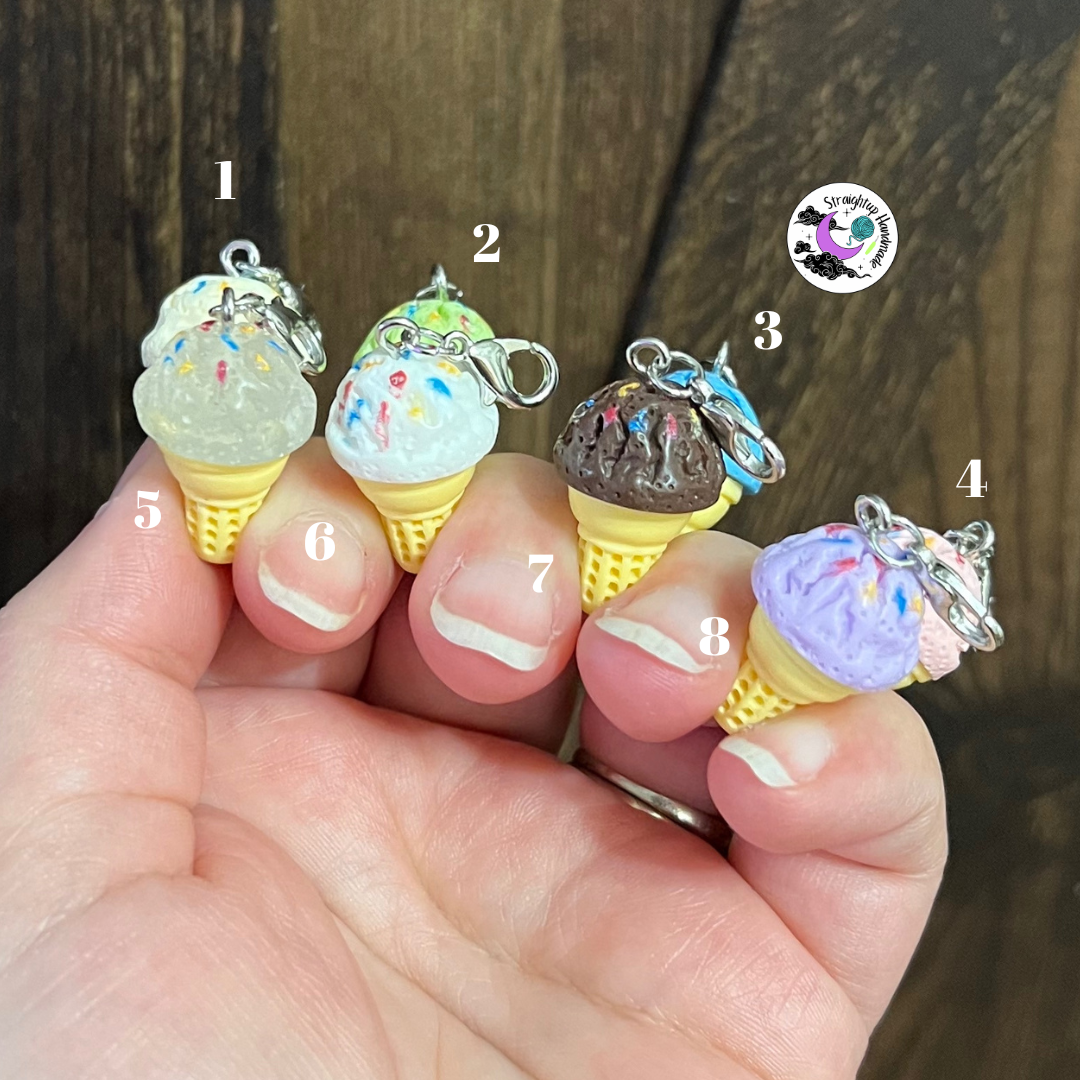 Ice Cream Stitch Markers