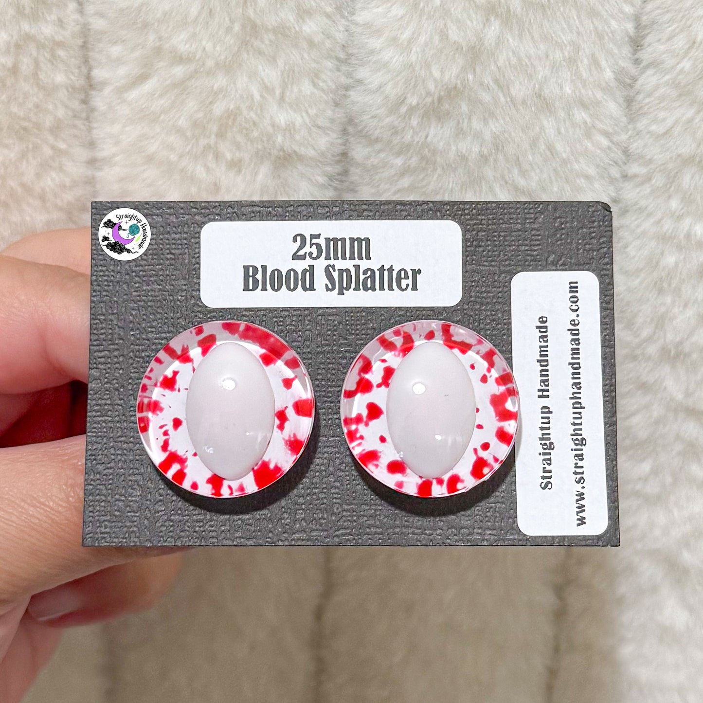 Halloween White Dragon/Cat Safety Eyes