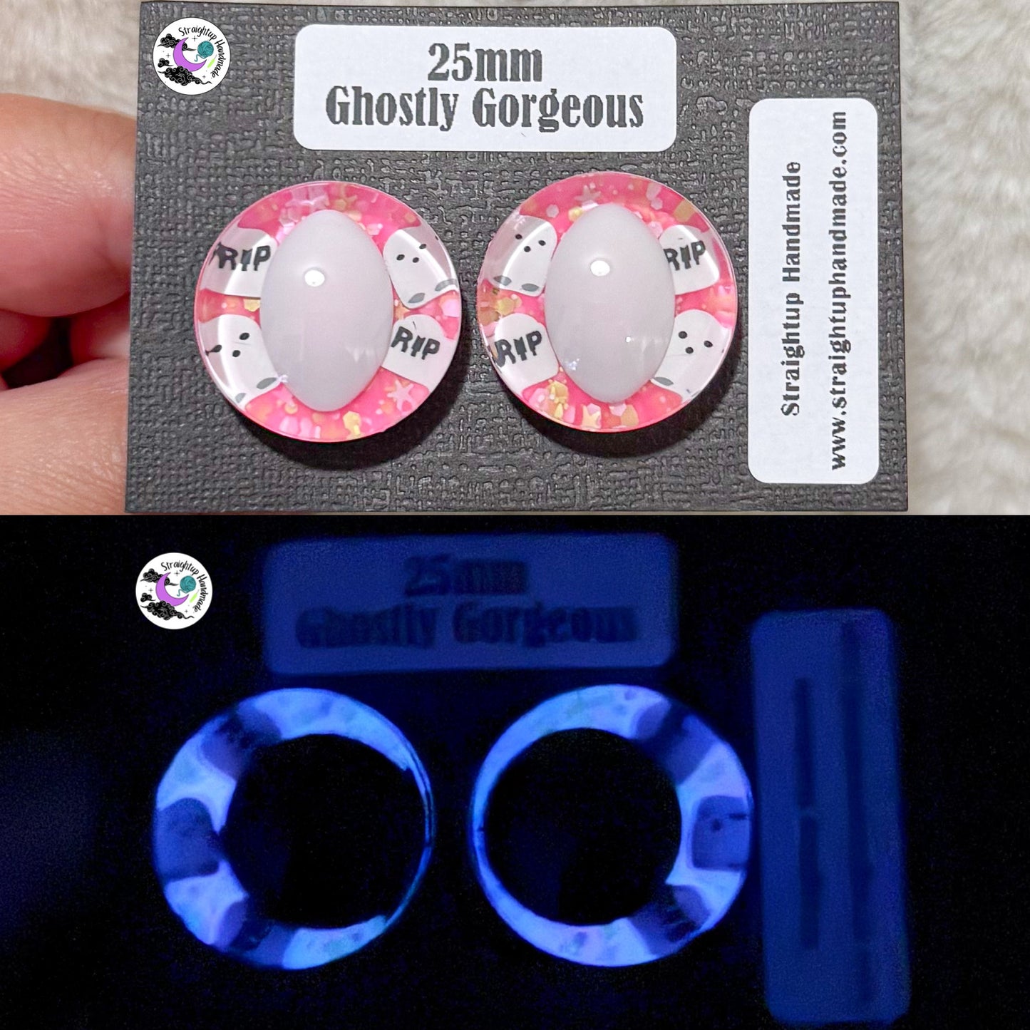 Patreon Halloween White Dragon/Cat Safety Eyes