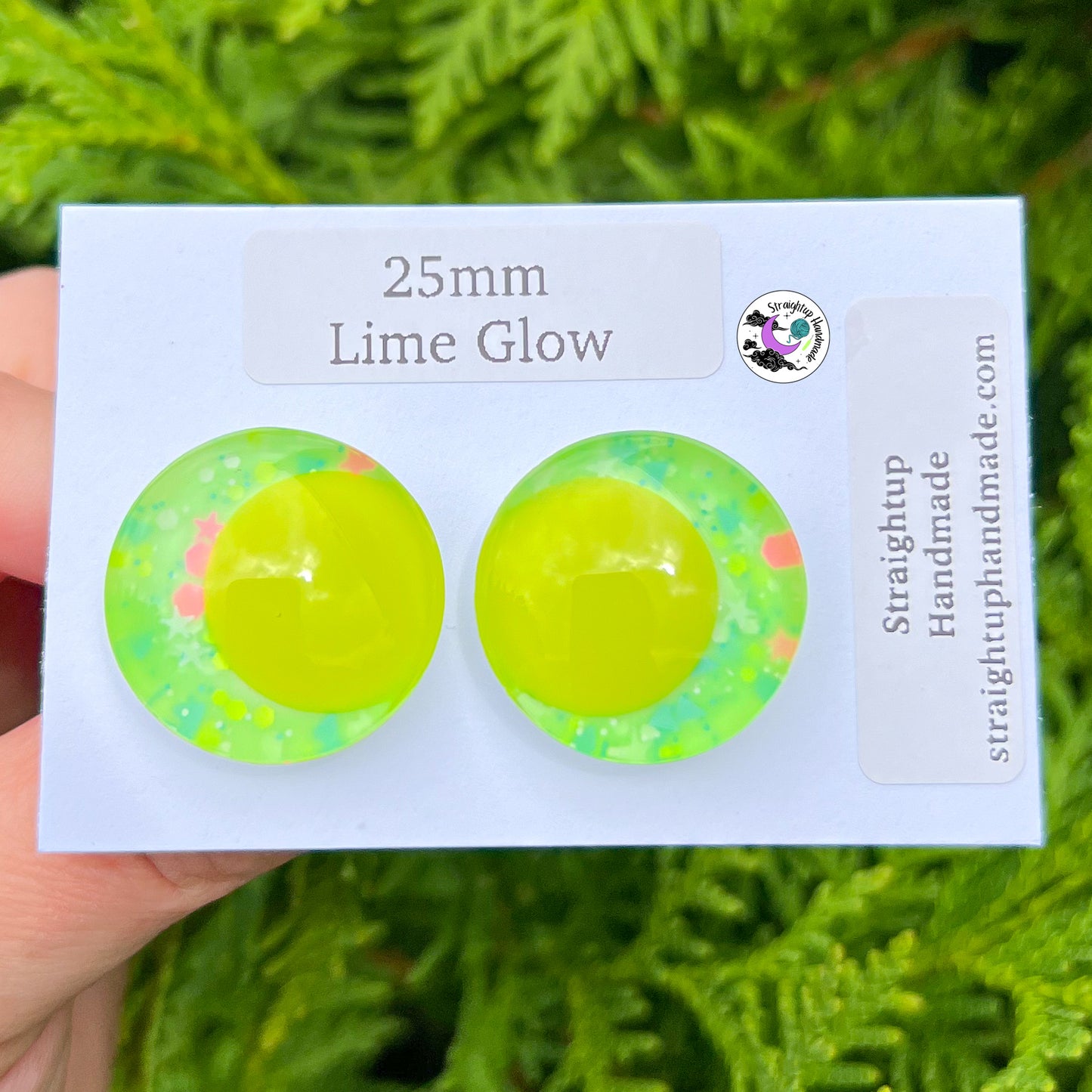 Glow in the Dark Colored Pupil Kawaii Safety Eyes