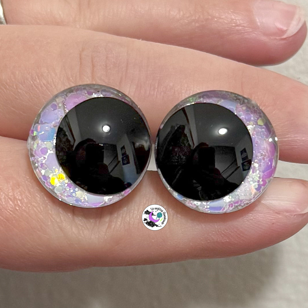 Opal Dreams Black Kawaii Safety Eyes
