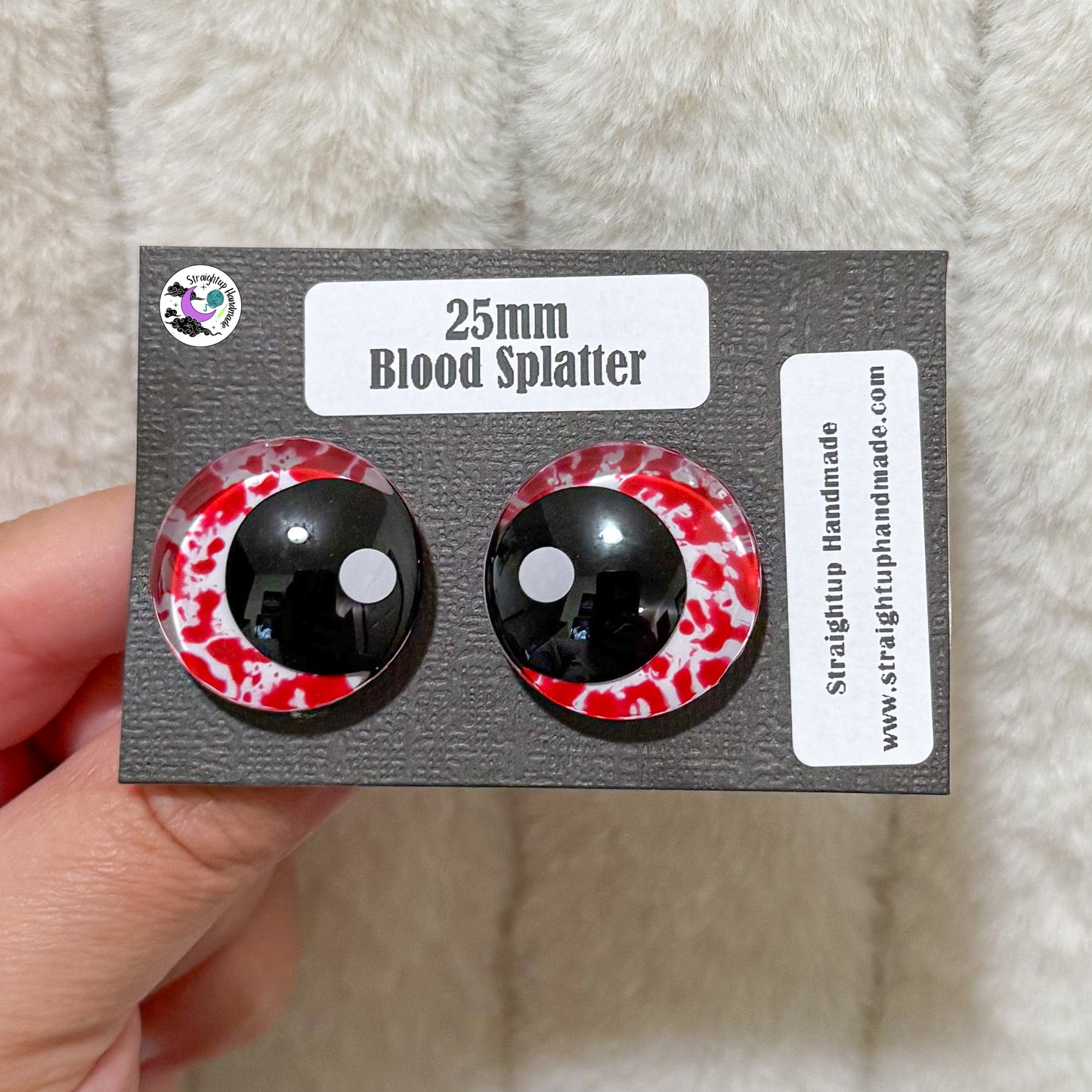 Halloween White Dot Kawaii Safety Eyes