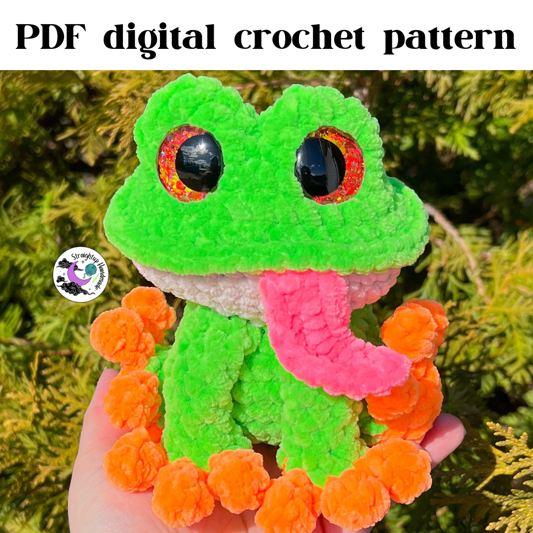 Finn the Frog Crochet Pattern