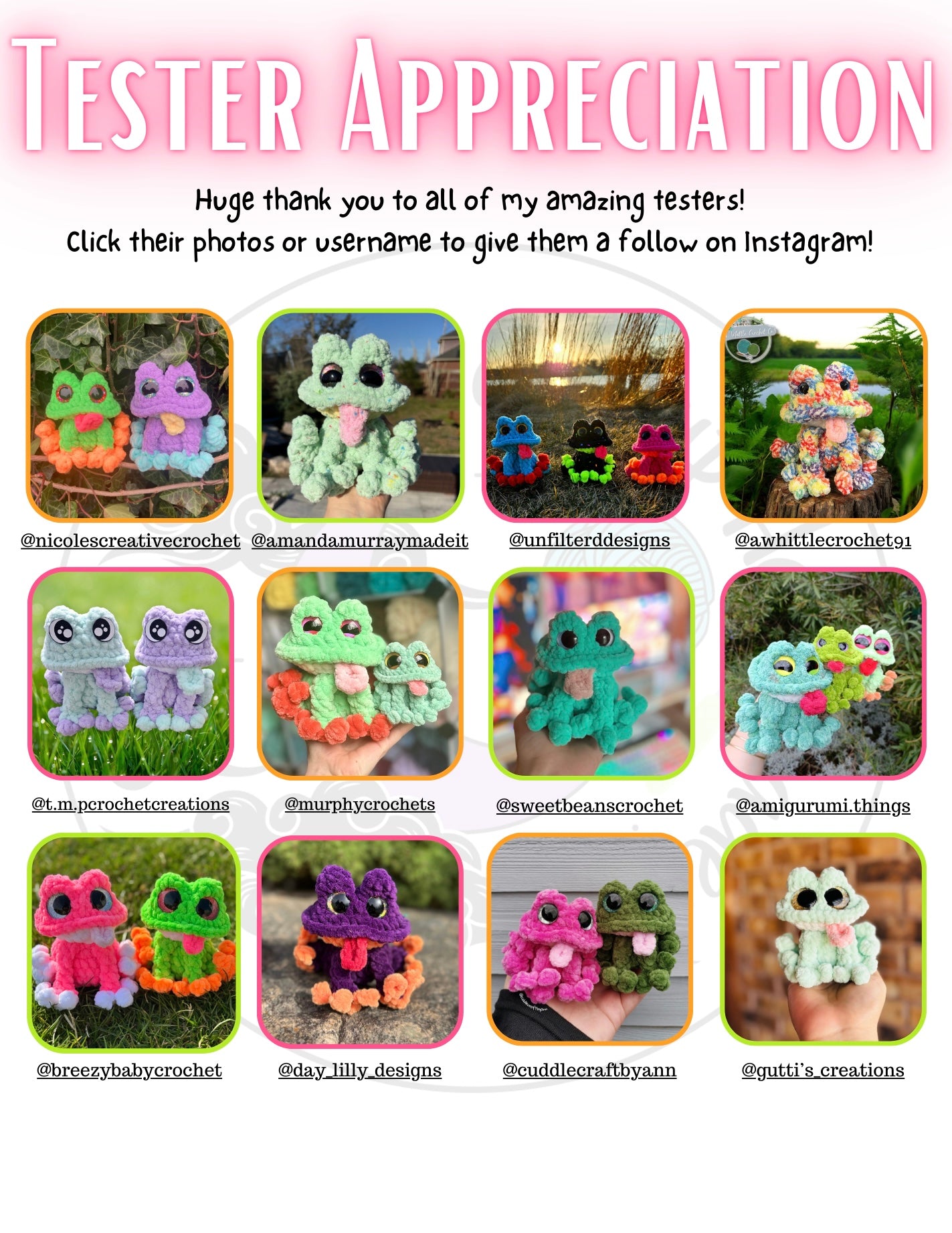 Flynn the Baby Frog Crochet Pattern