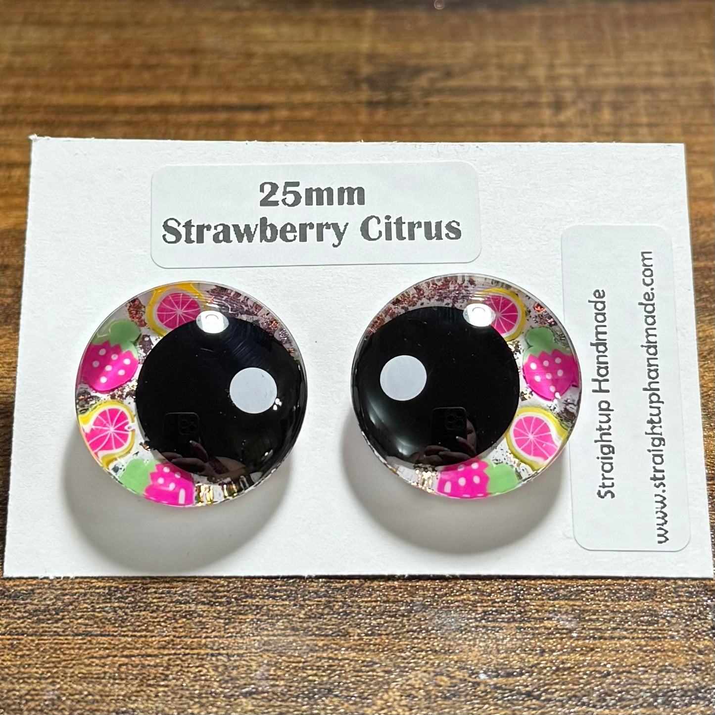 Summer White Dot Kawaii Safety Eyes