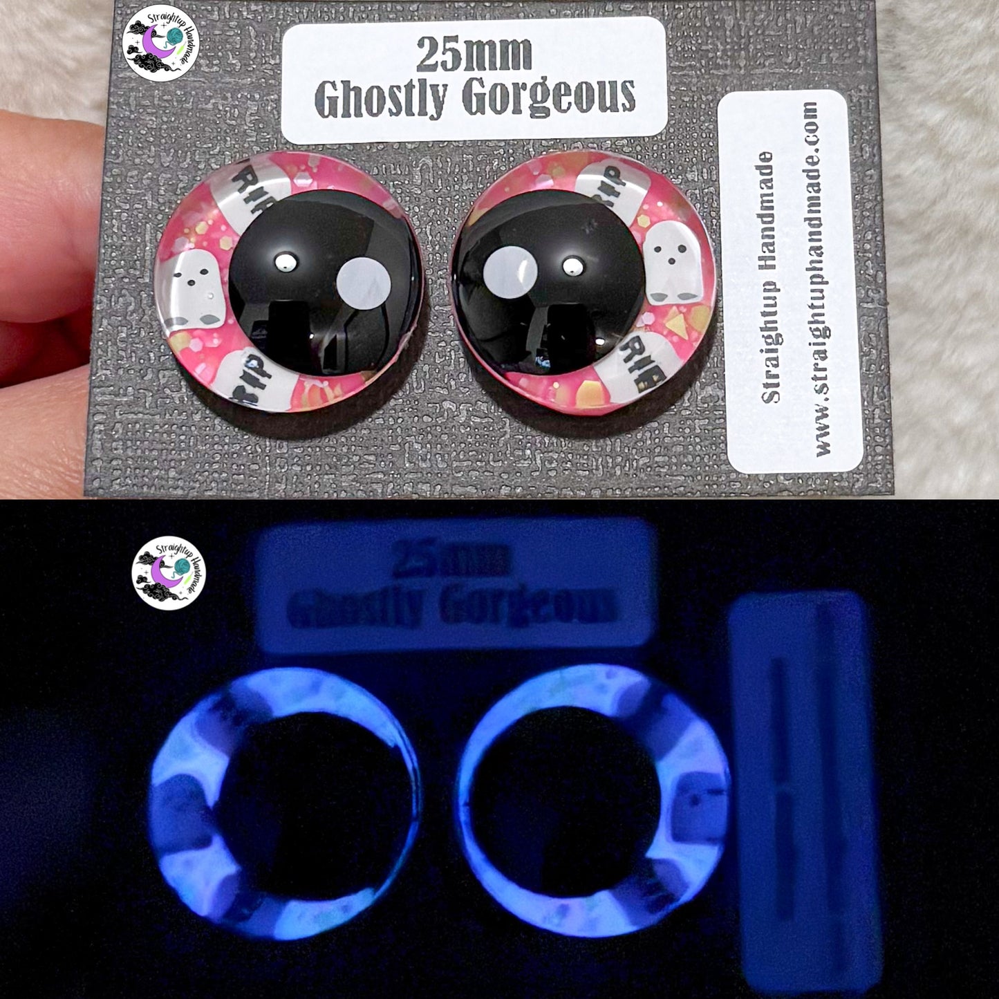 Patreon Halloween White Dot Kawaii Safety Eyes