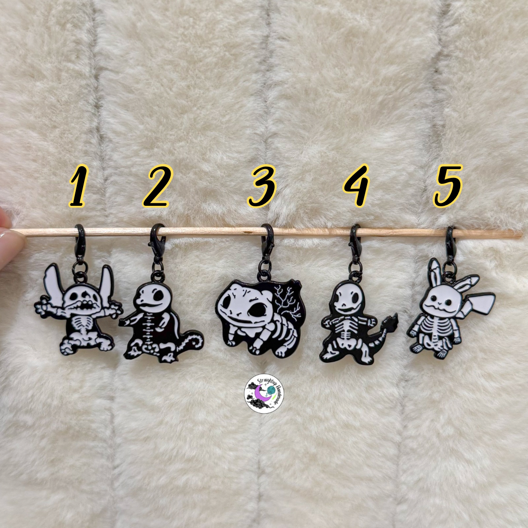 Skeleton Character Stitch Markers