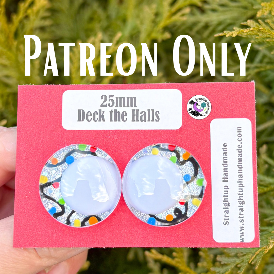 Patreon Christmas White Kawaii Safety Eyes