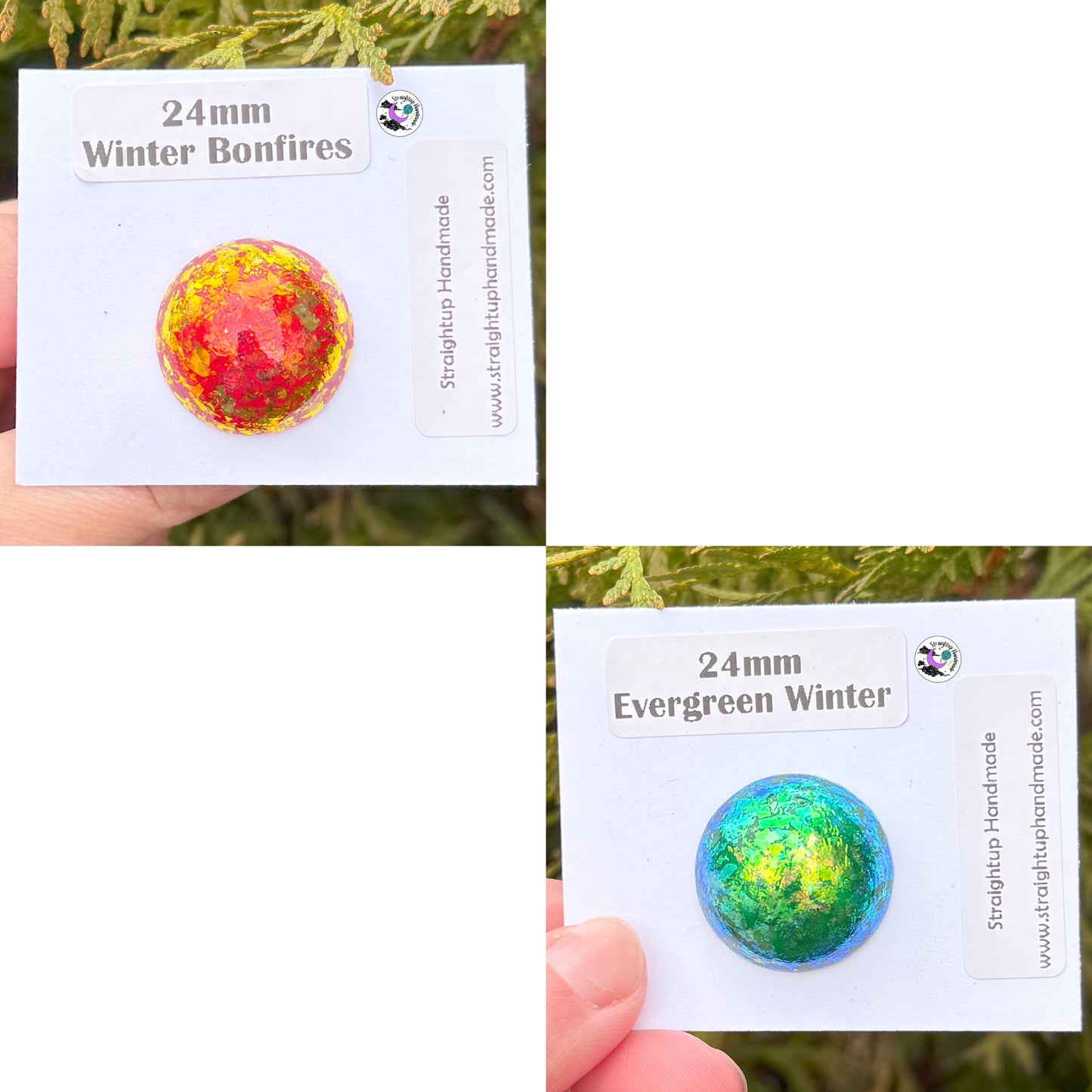 Winter Hand Painted Safety Button/Nose/Ornament/Eye