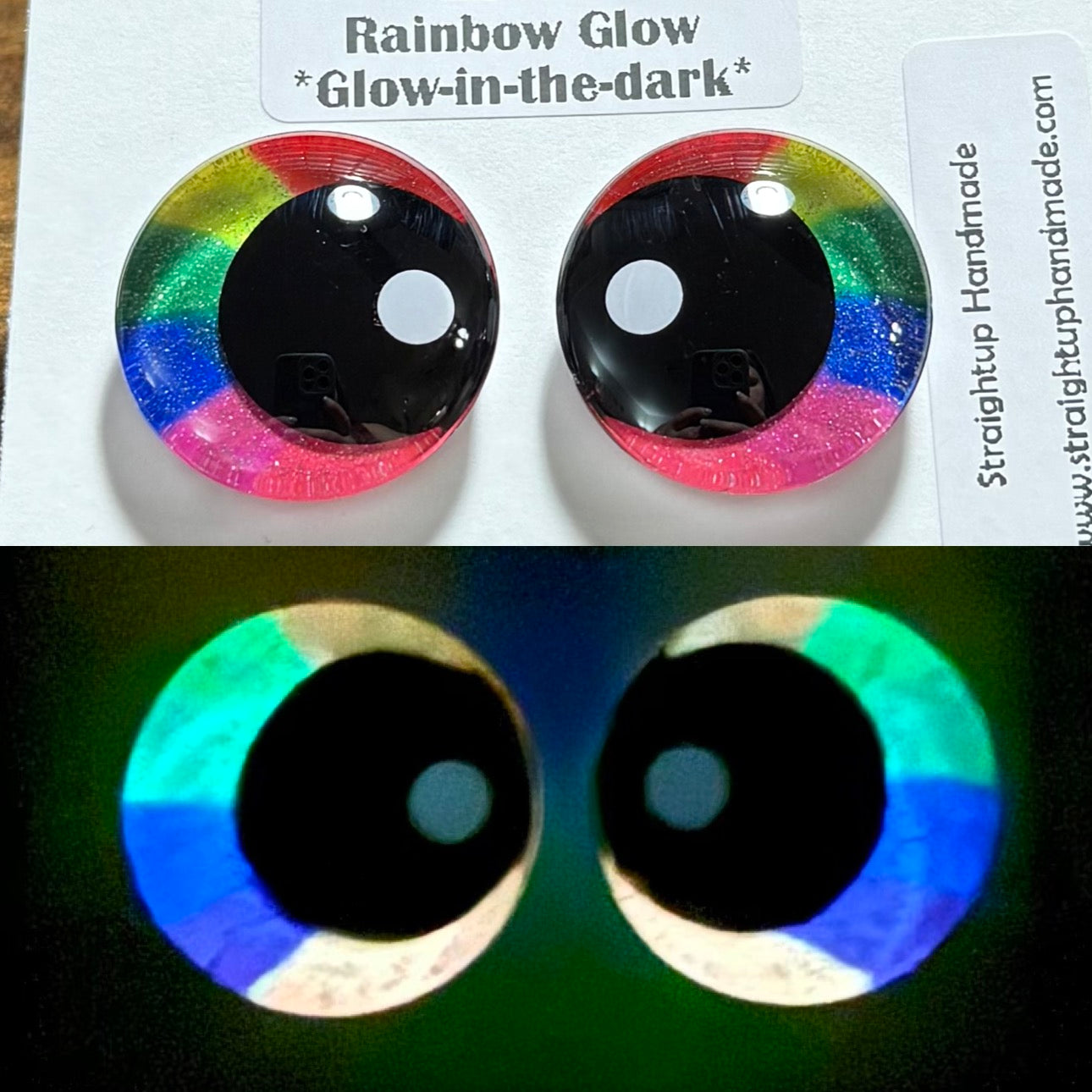 Summer White Dot Kawaii Safety Eyes