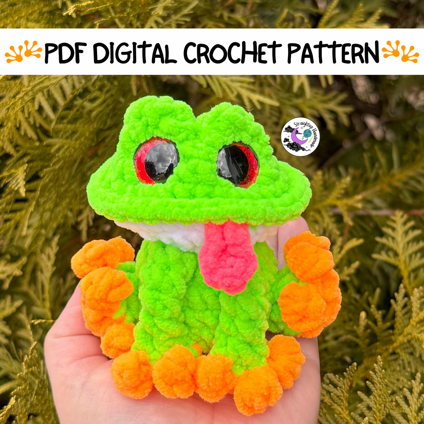 Flynn the Baby Frog Crochet Pattern
