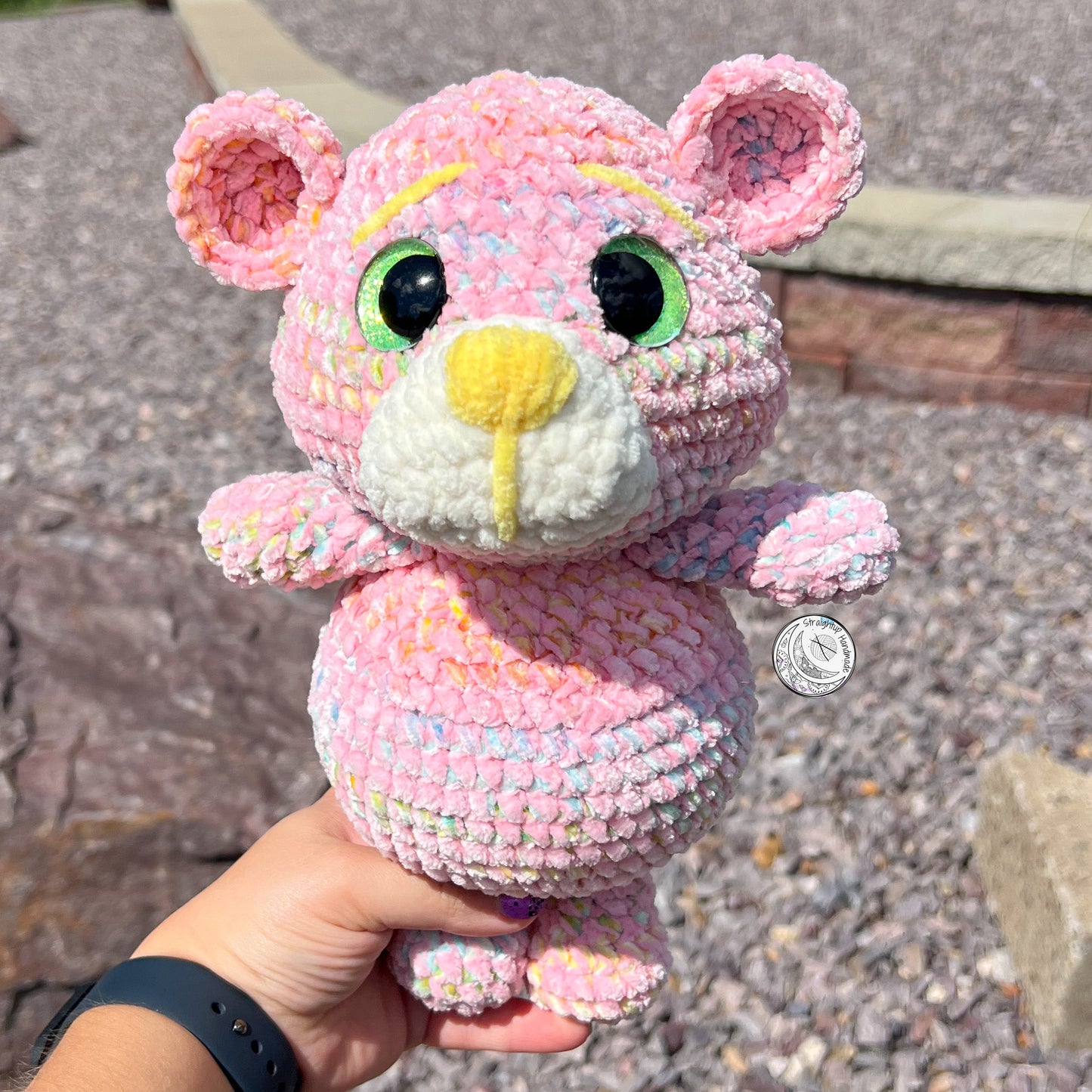 Pink Confetti Teddy Bear