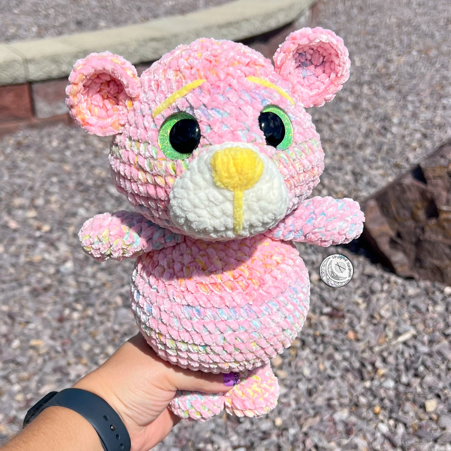 Pink Confetti Teddy Bear