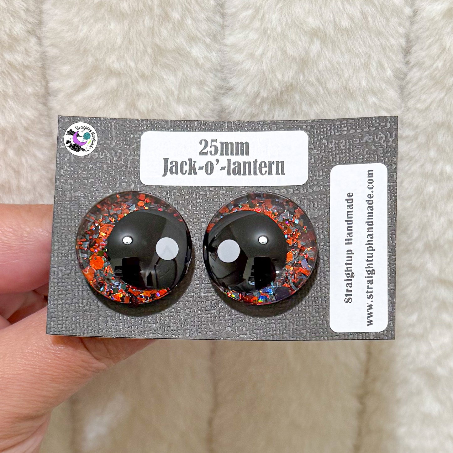 Halloween White Dot Kawaii Safety Eyes