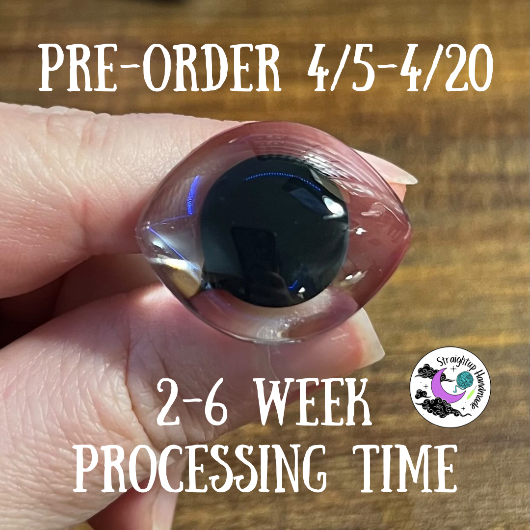 PRE-ORDER oval sinker eyes