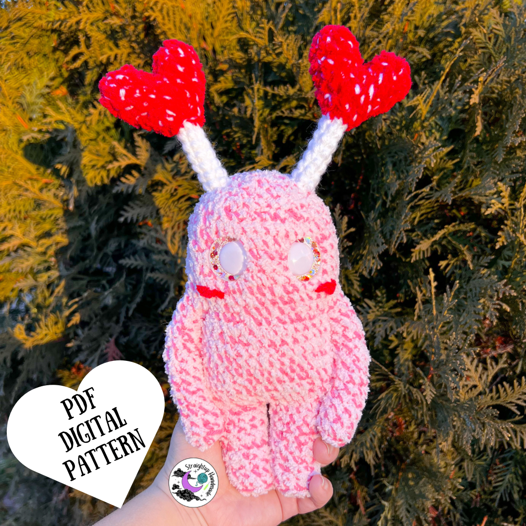 Heartthrob the Love Monster Crochet Pattern