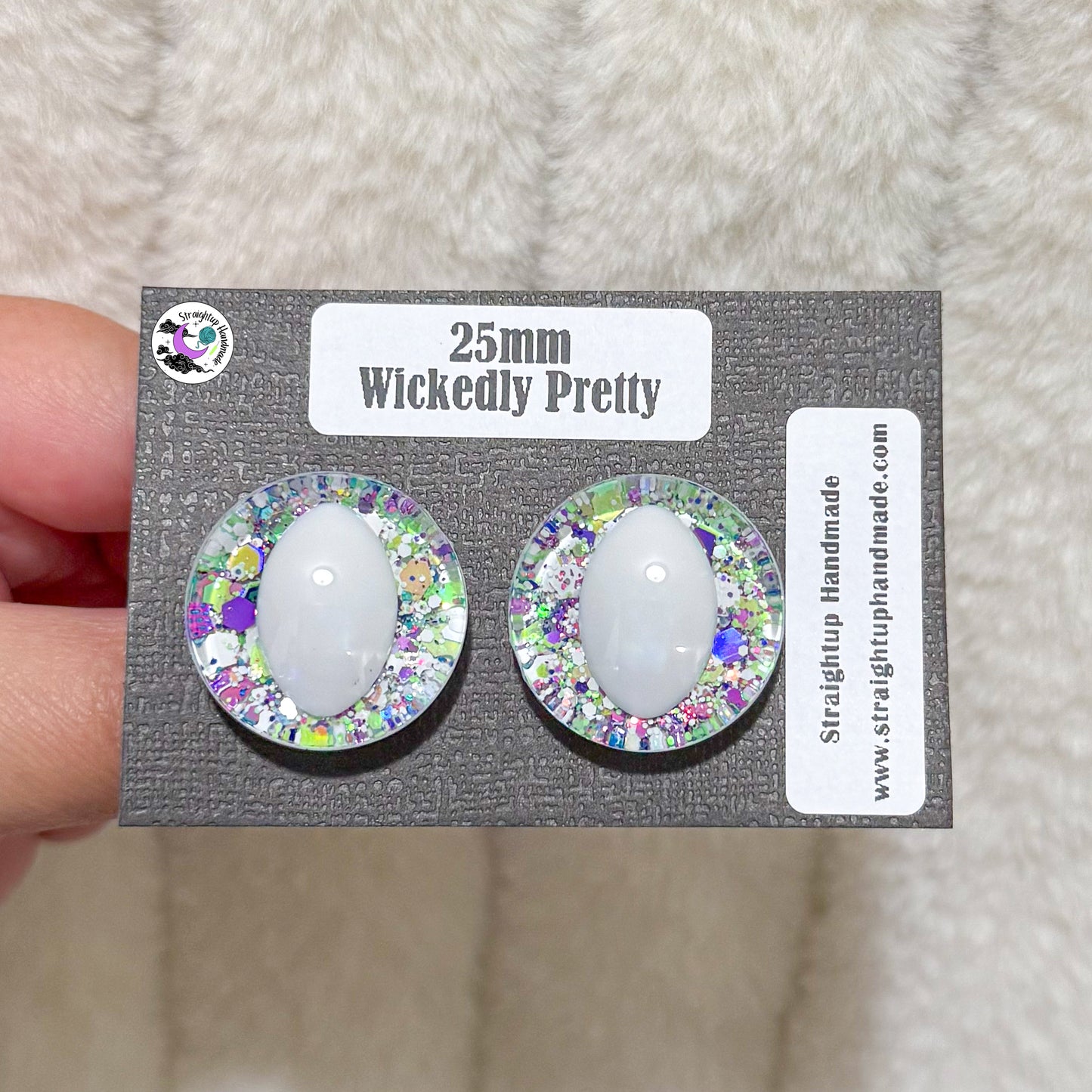 Halloween White Dragon/Cat Safety Eyes
