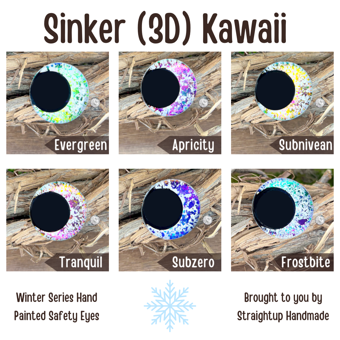 Winter Series Kawaii (off set pupil) Safety Eyes