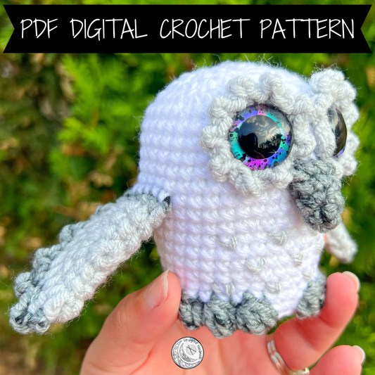 No Sew Celeste the Owl DIGITAL Crochet Pattern