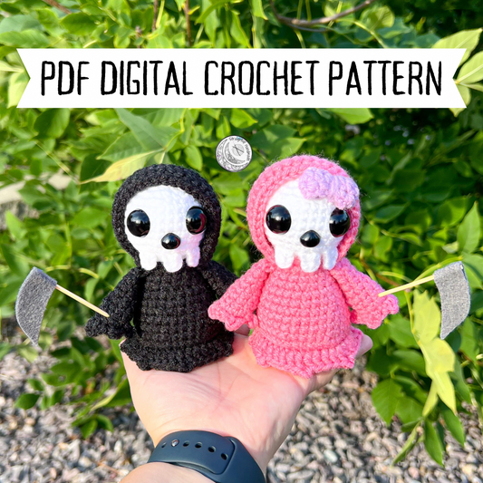 LOW SEW Mr & Mrs Reaper Crochet Pattern