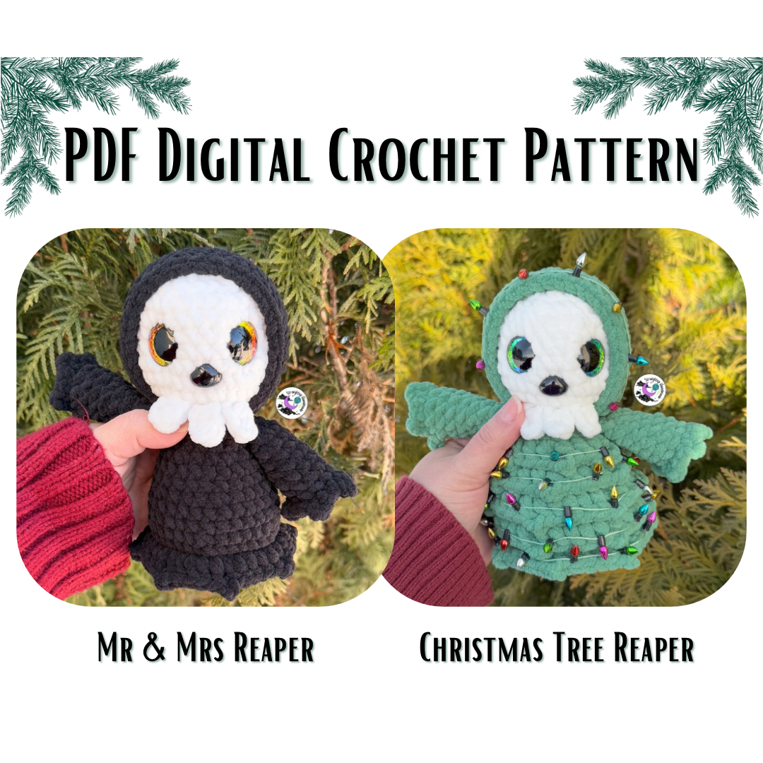 BUNDLE Reaper LOW SEW Crochet Pattern