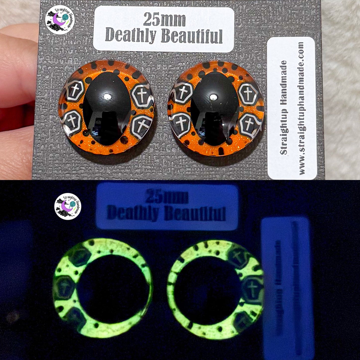 Halloween Black Dragon/Cat Safety Eyes