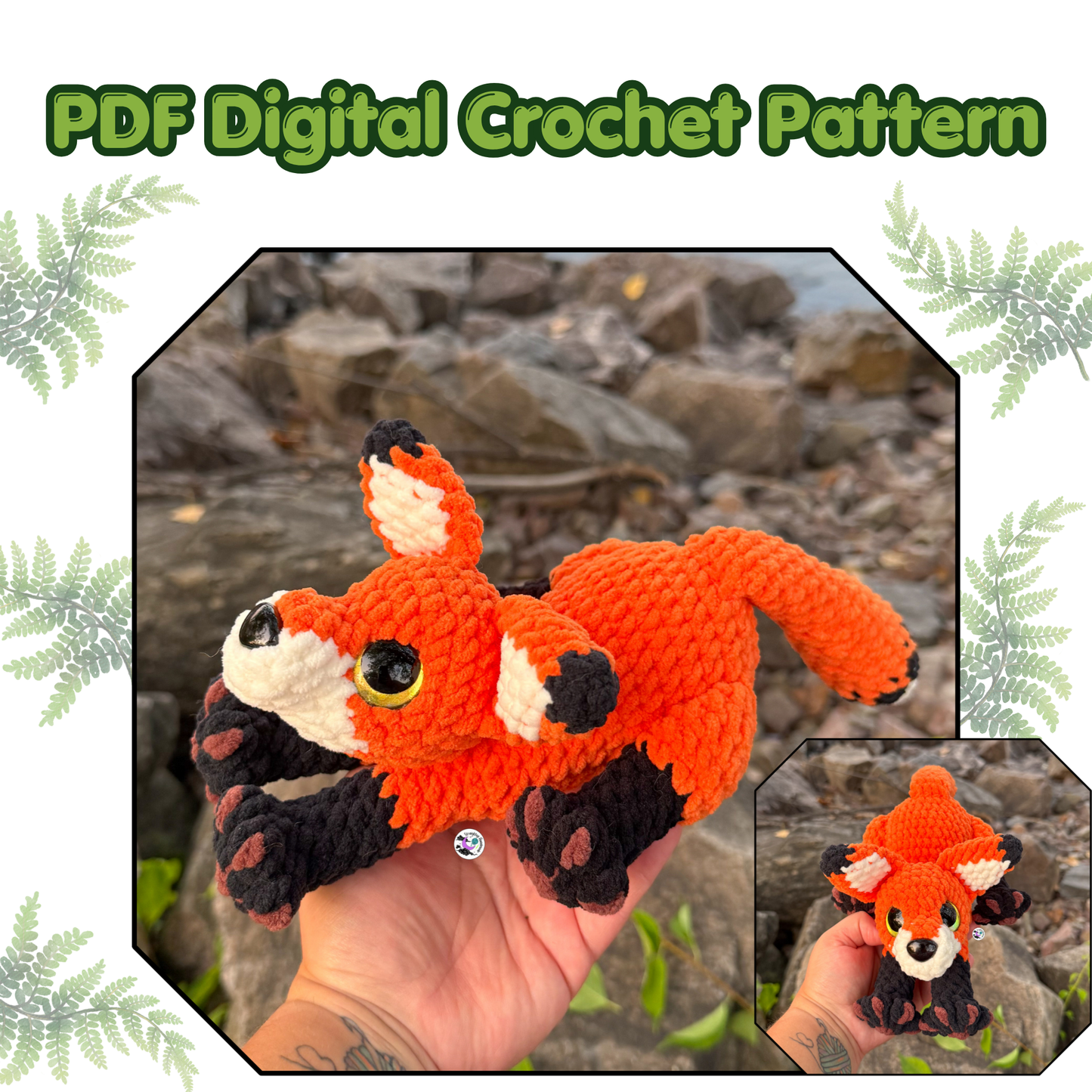 Stretching Fox Crochet Pattern