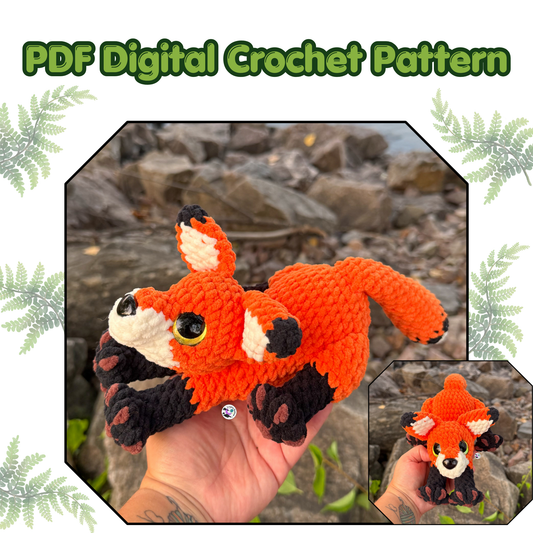 Stretching Fox Crochet Pattern