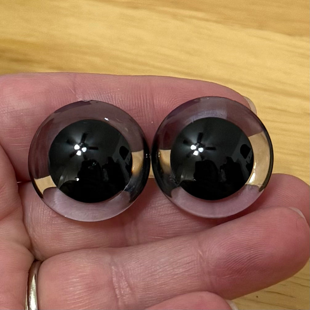 Black Centered 3D Safety Eyes