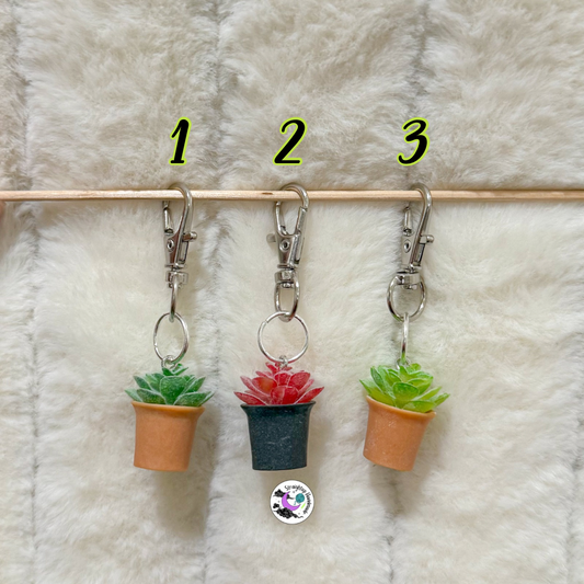Potted Plants Stitch Markers