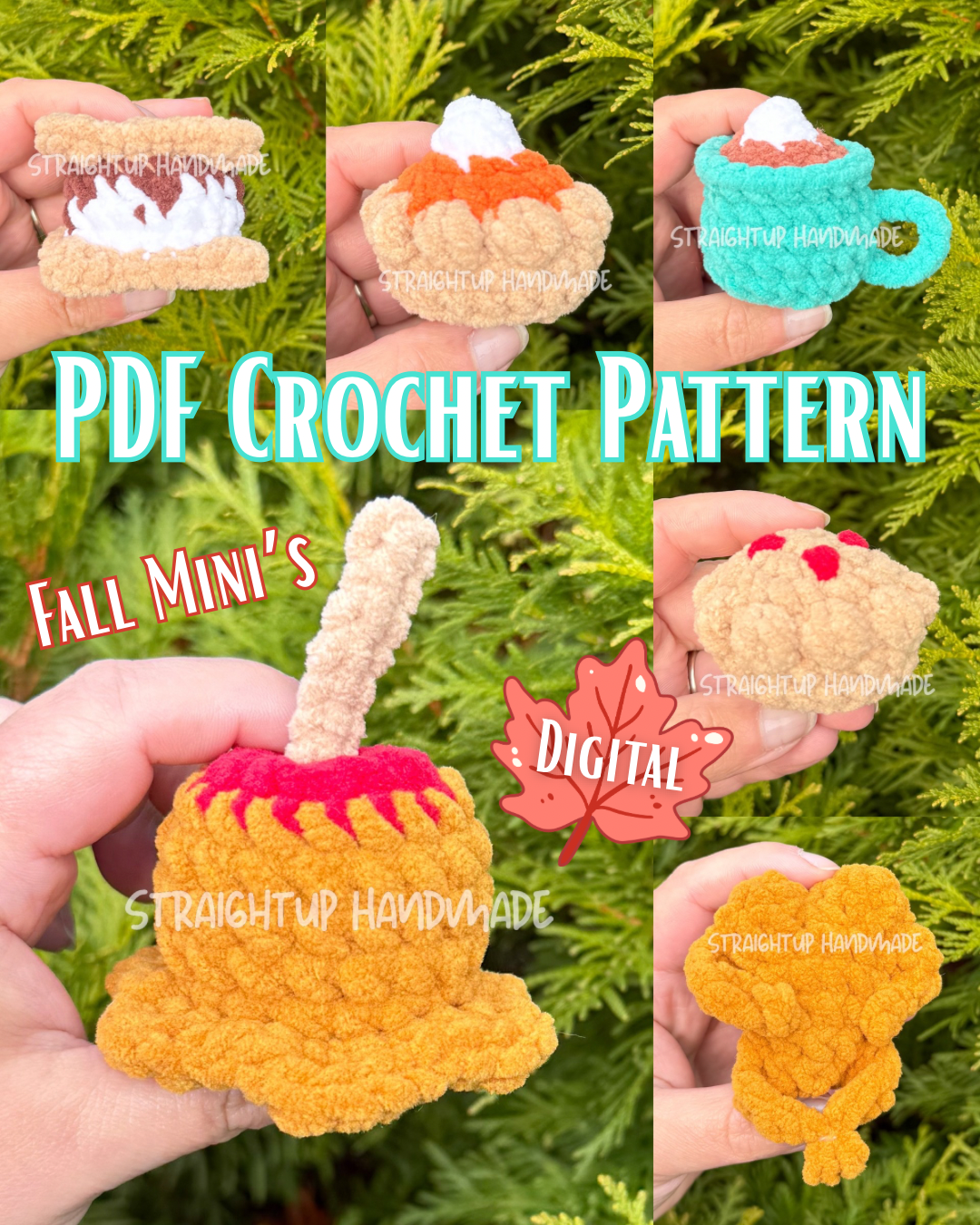 Fall Mini’s NO SEW Crochet Pattern Pack