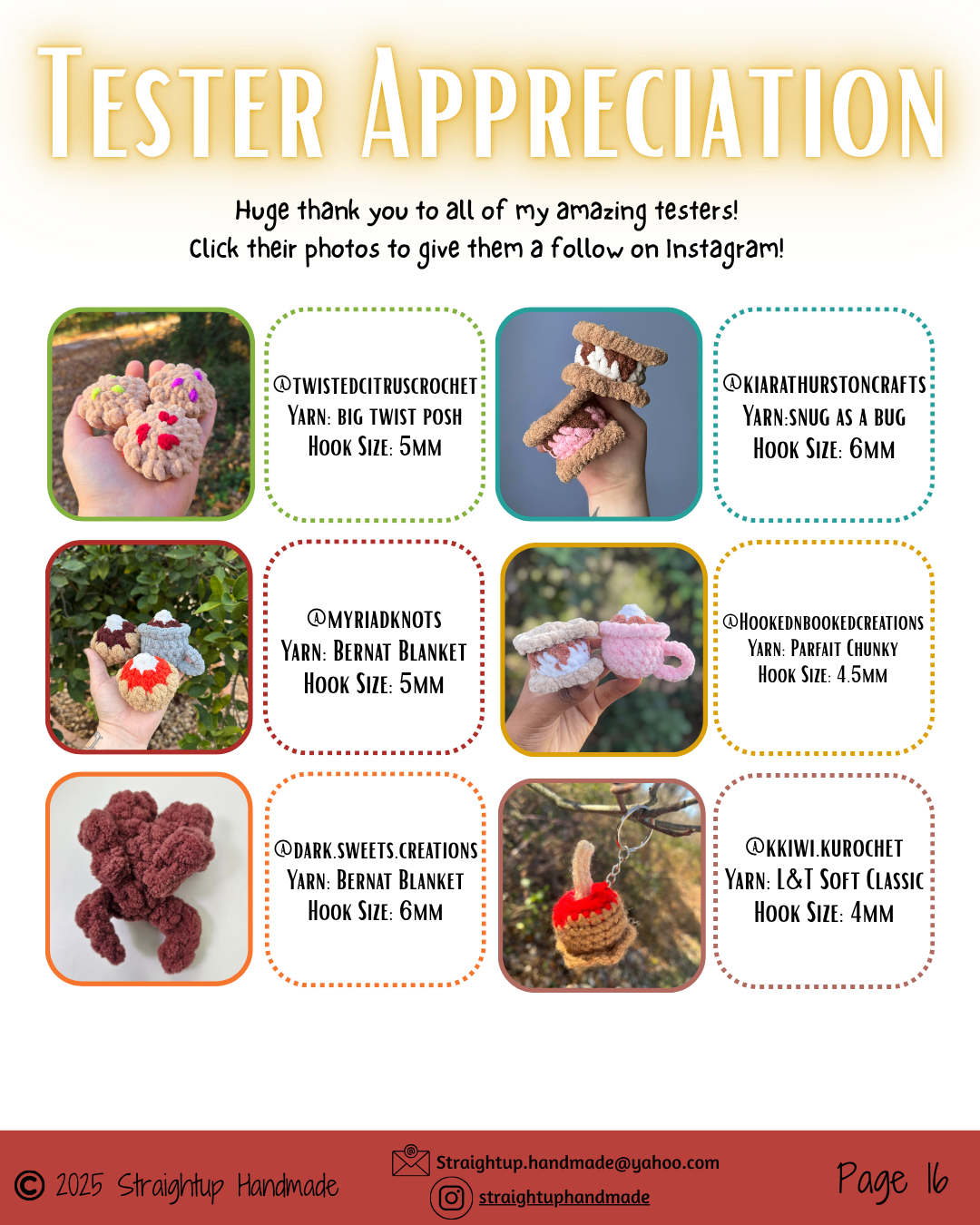 Fall Mini’s NO SEW Crochet Pattern Pack