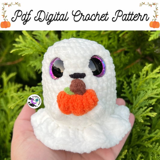 NO SEW Pumpkin Patch Ghostie Crochet Pattern