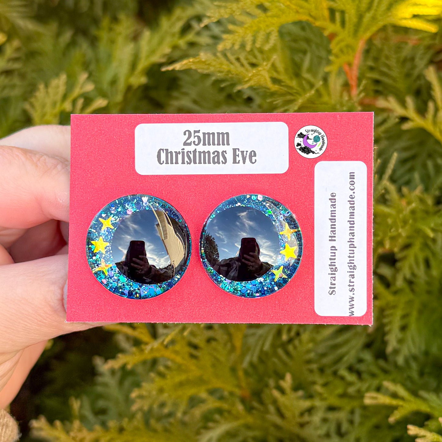 Christmas Black Kawaii Safety Eyes