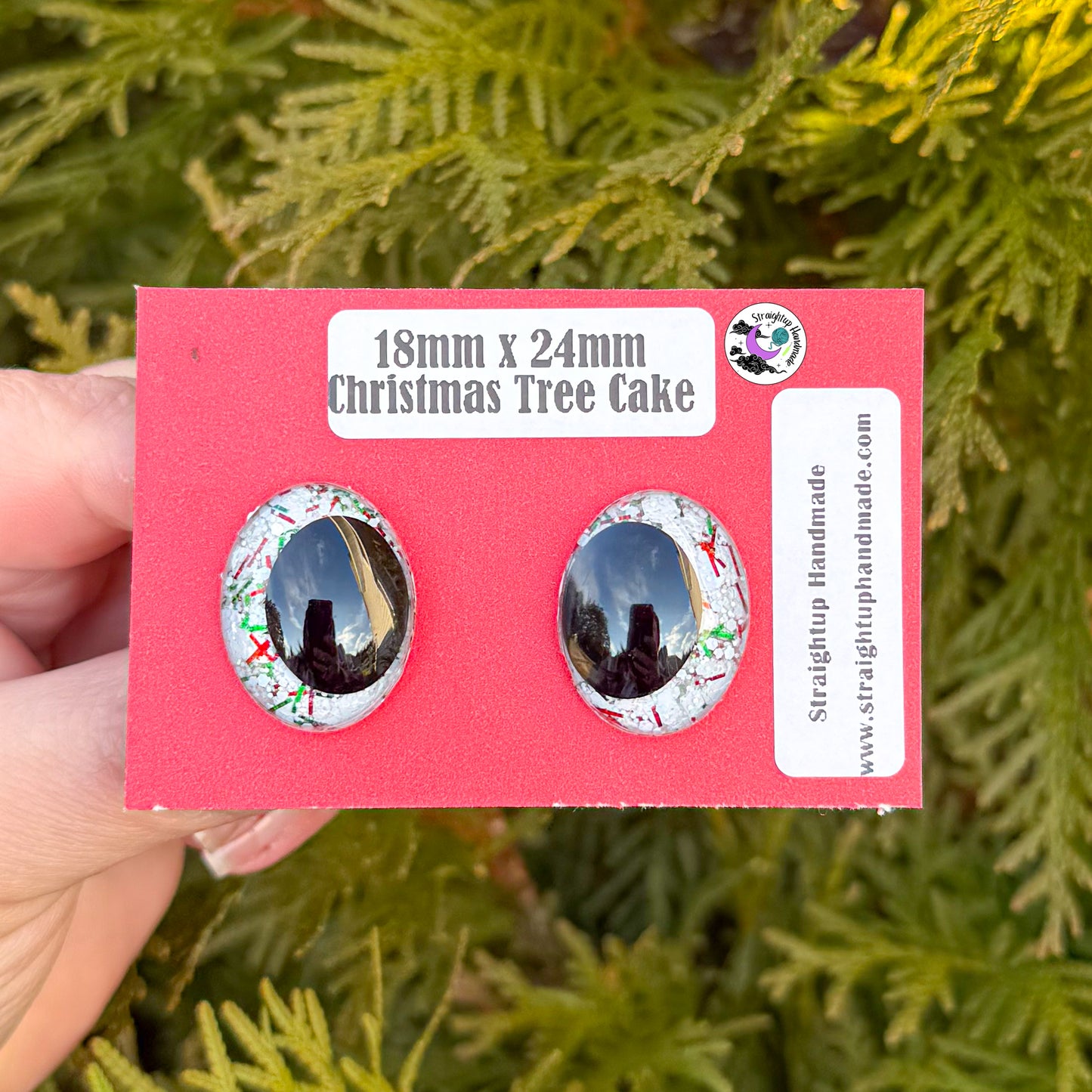 Christmas Black Kawaii Oval Safety Eyes