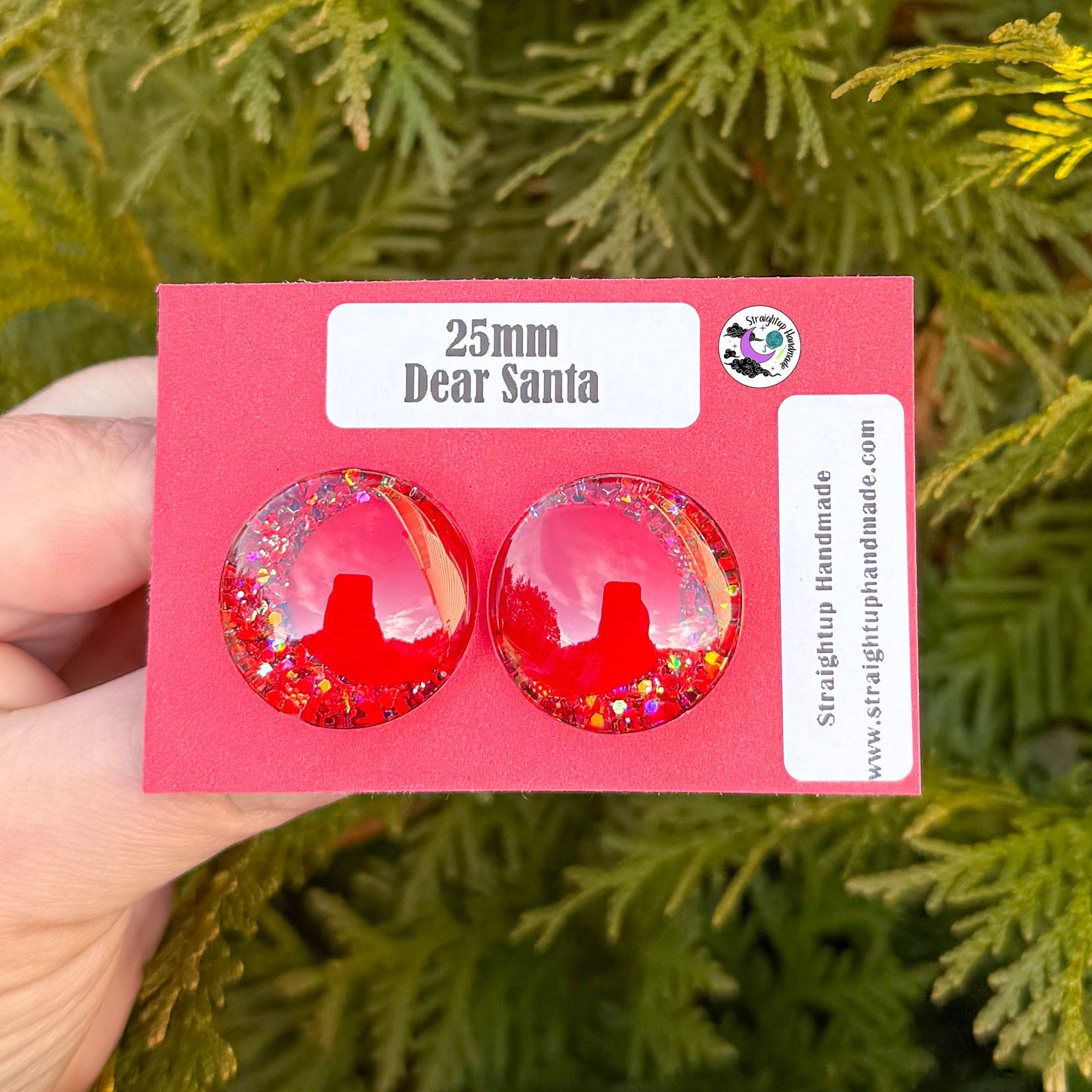Christmas Red Kawaii Safety Eyes