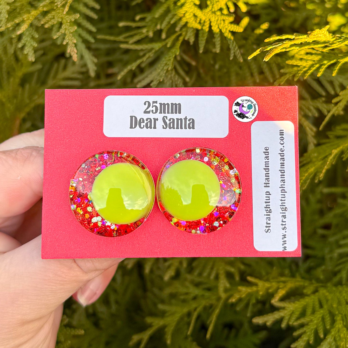 Christmas Colored Kawaii Safety Eyes