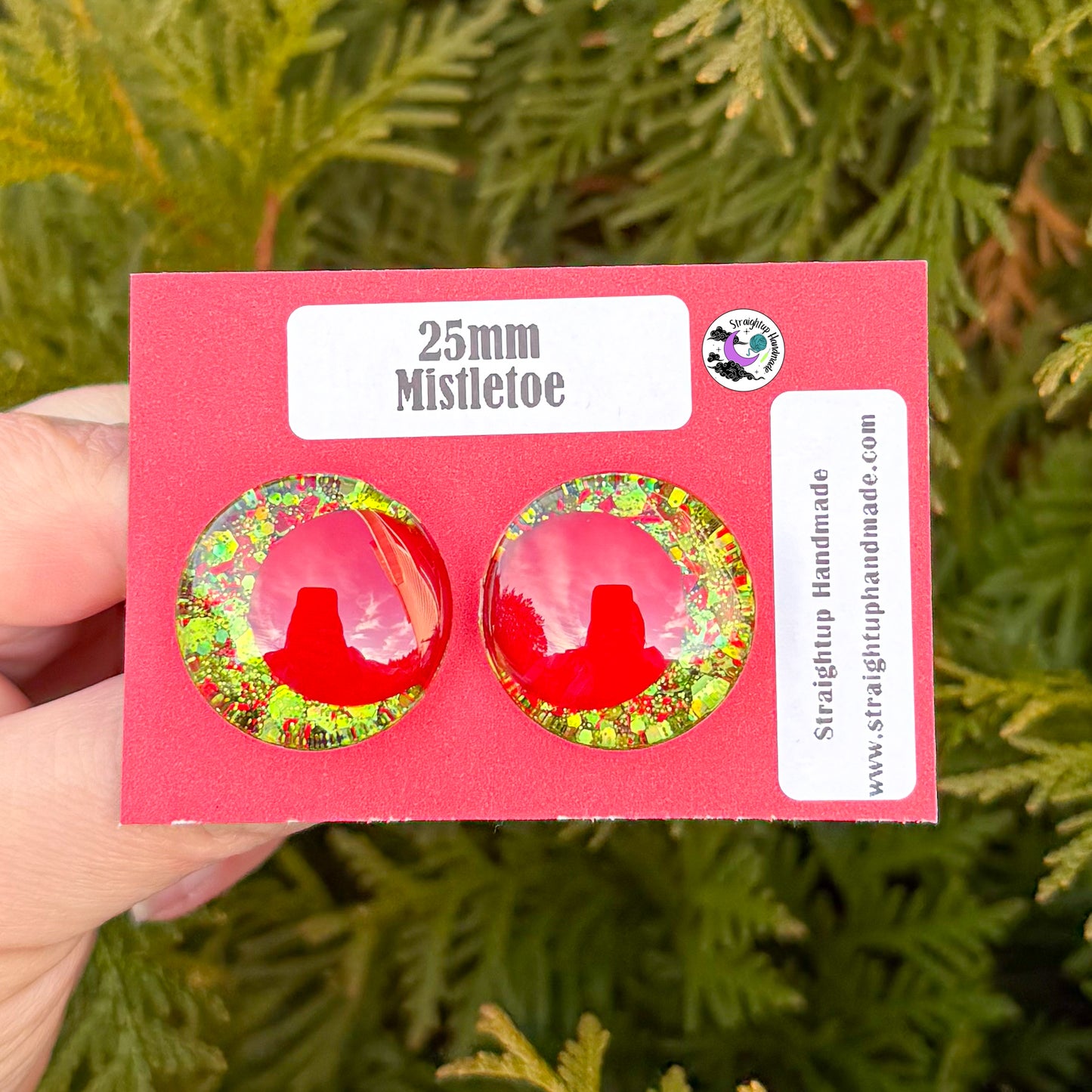 Christmas Red Kawaii Safety Eyes