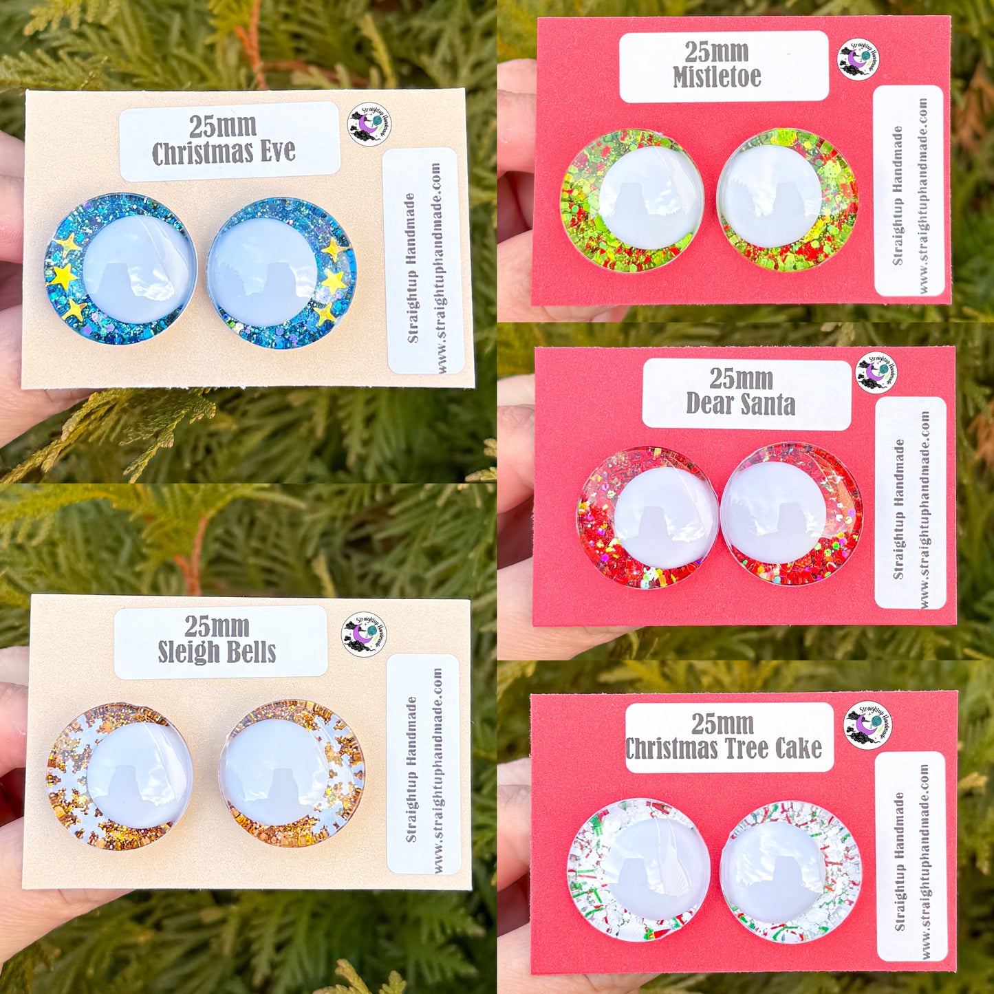 Christmas White Kawaii Safety Eyes