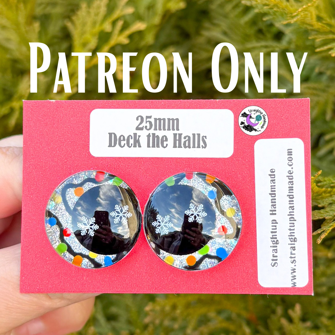 Patreon Christmas Snowflake Kawaii Safety Eyes