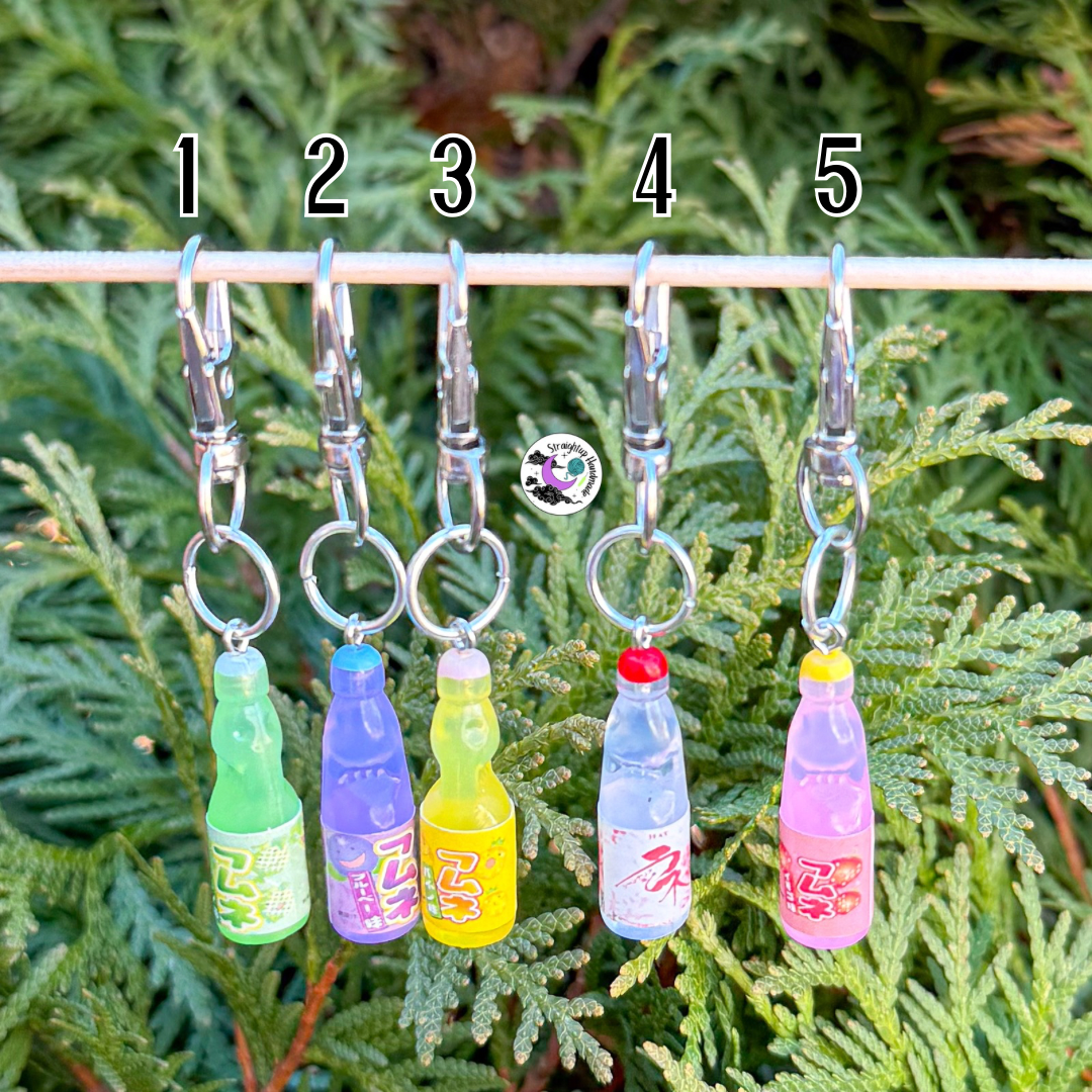 Asian Soda Stitch Markers