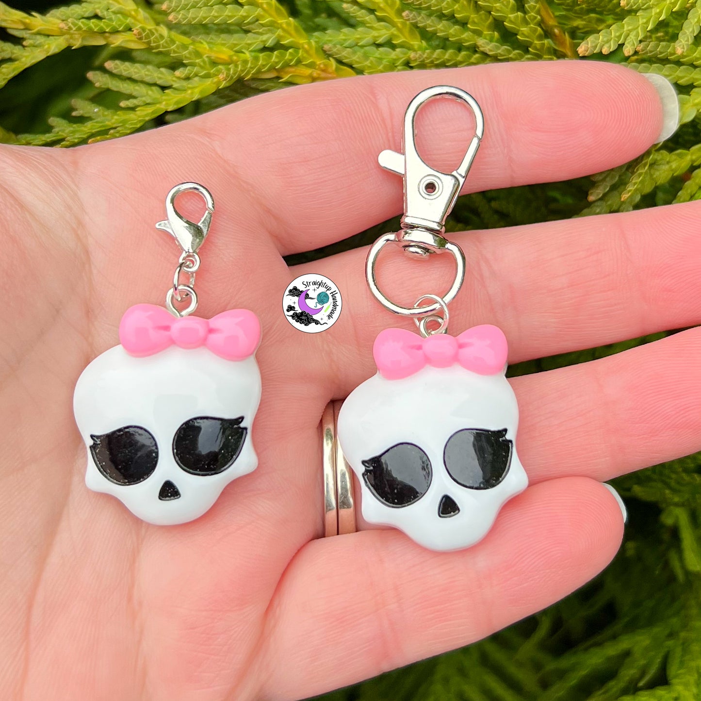 Mrs. Skull Stitch Markers