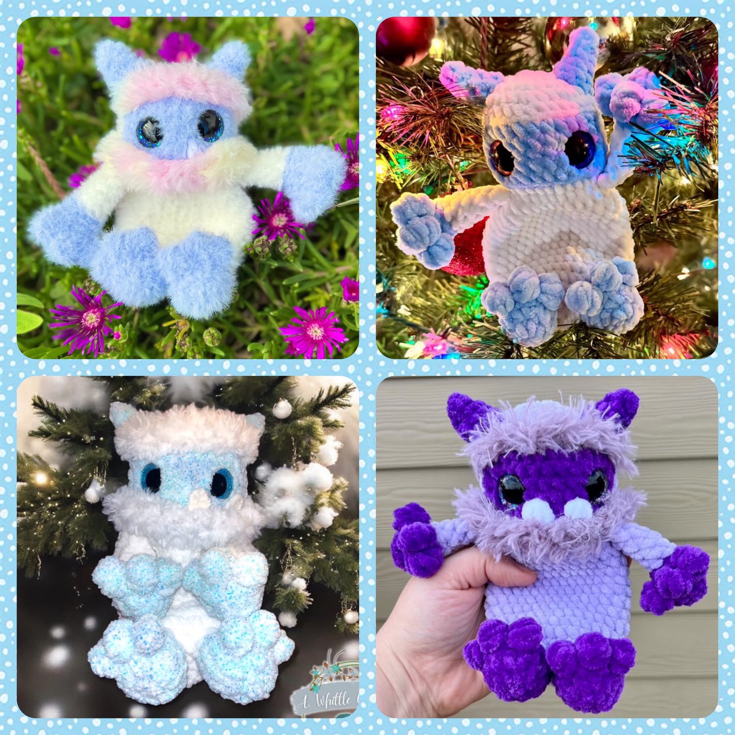 Yukio the Yeti Snuggler LOW SEW Crochet Pattern