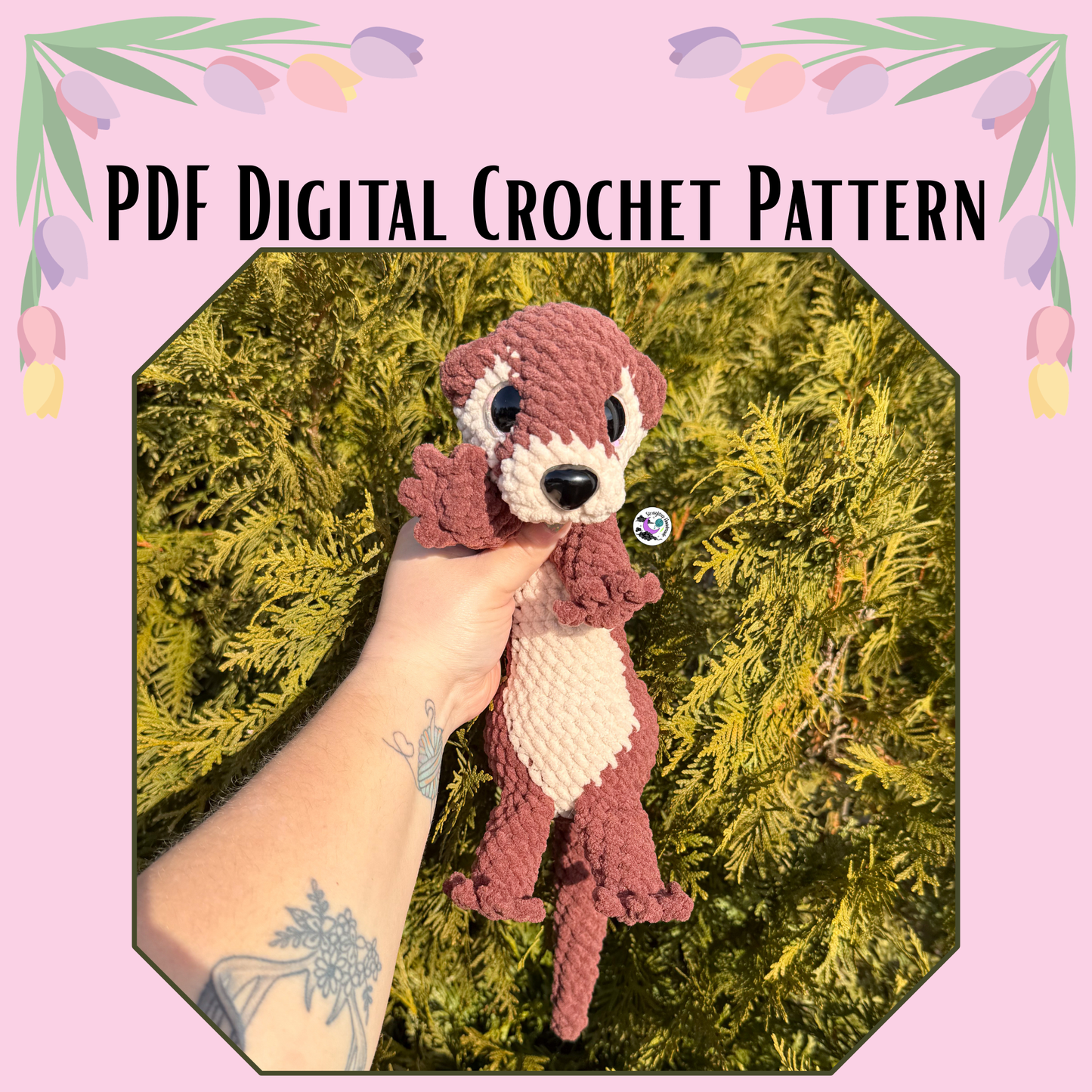 Oaklee the Otter LOW SEW Crochet Pattern