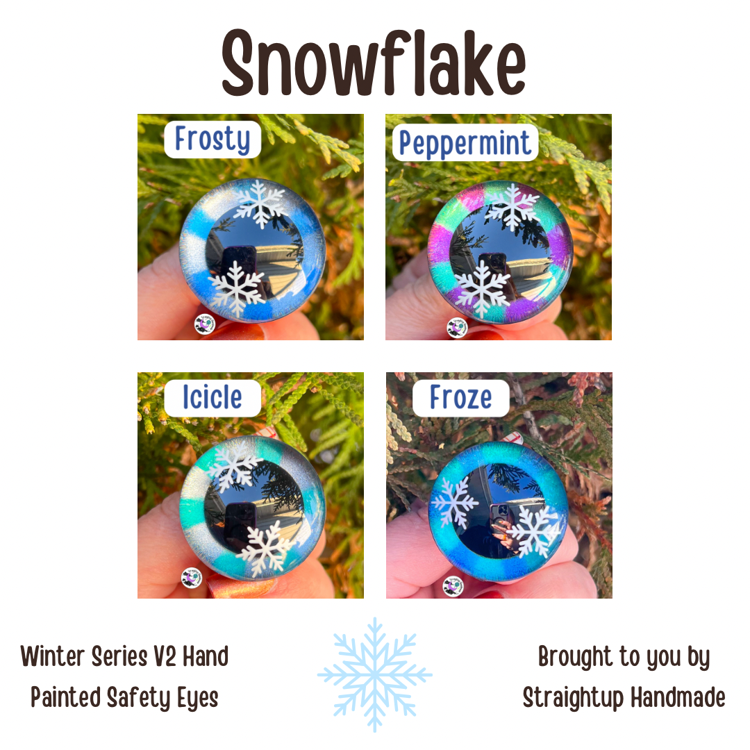 Snowflake Winter Series Safety Eyes