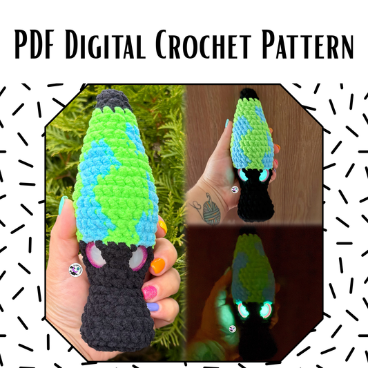 Lava Lamp NO SEW Crochet Pattern