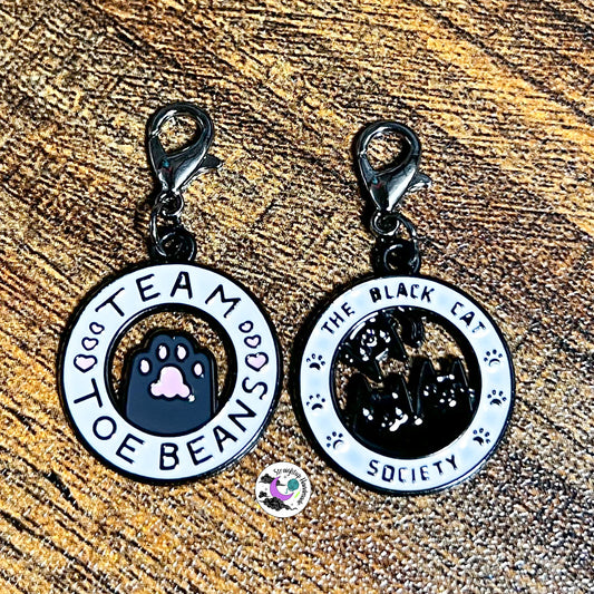 Black Cat Stitch Markers