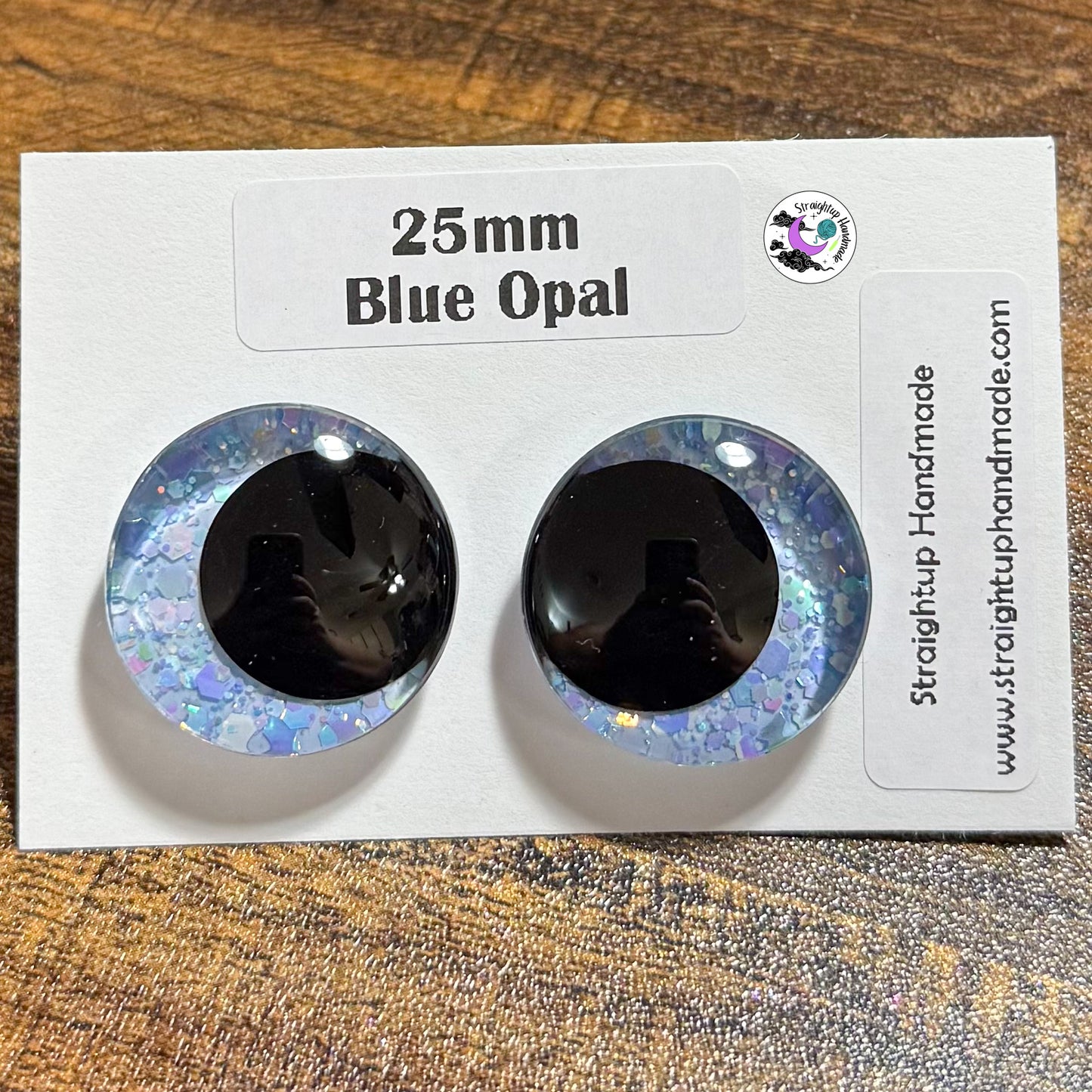 Pastel Opal Black Kawaii Safety Eyes